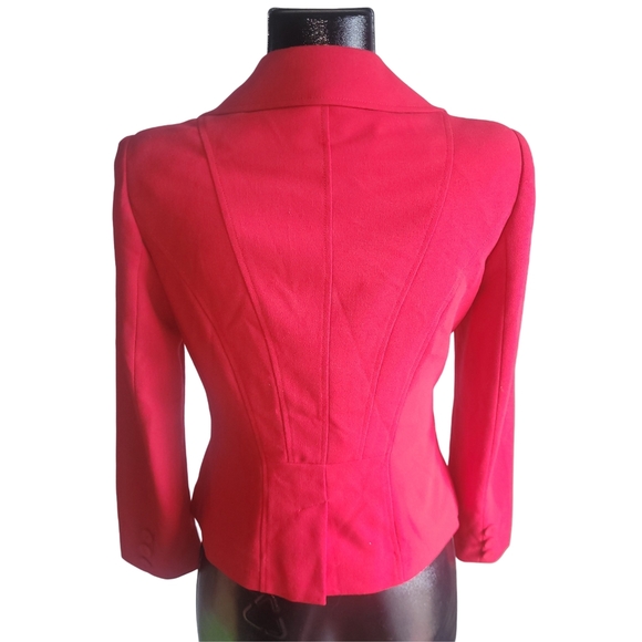 Le Chateau Red Fitted Blazer S - Picture 5 of 6